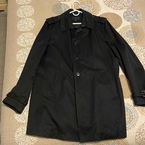 Banana Republic, Black Rain Coat, size XL